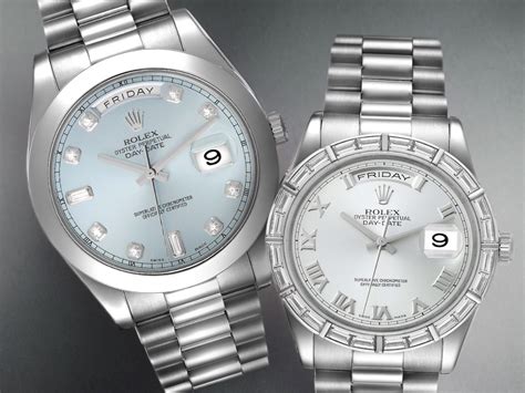 rolex day date platinum diamond on arm|newest Rolex platinum day date.